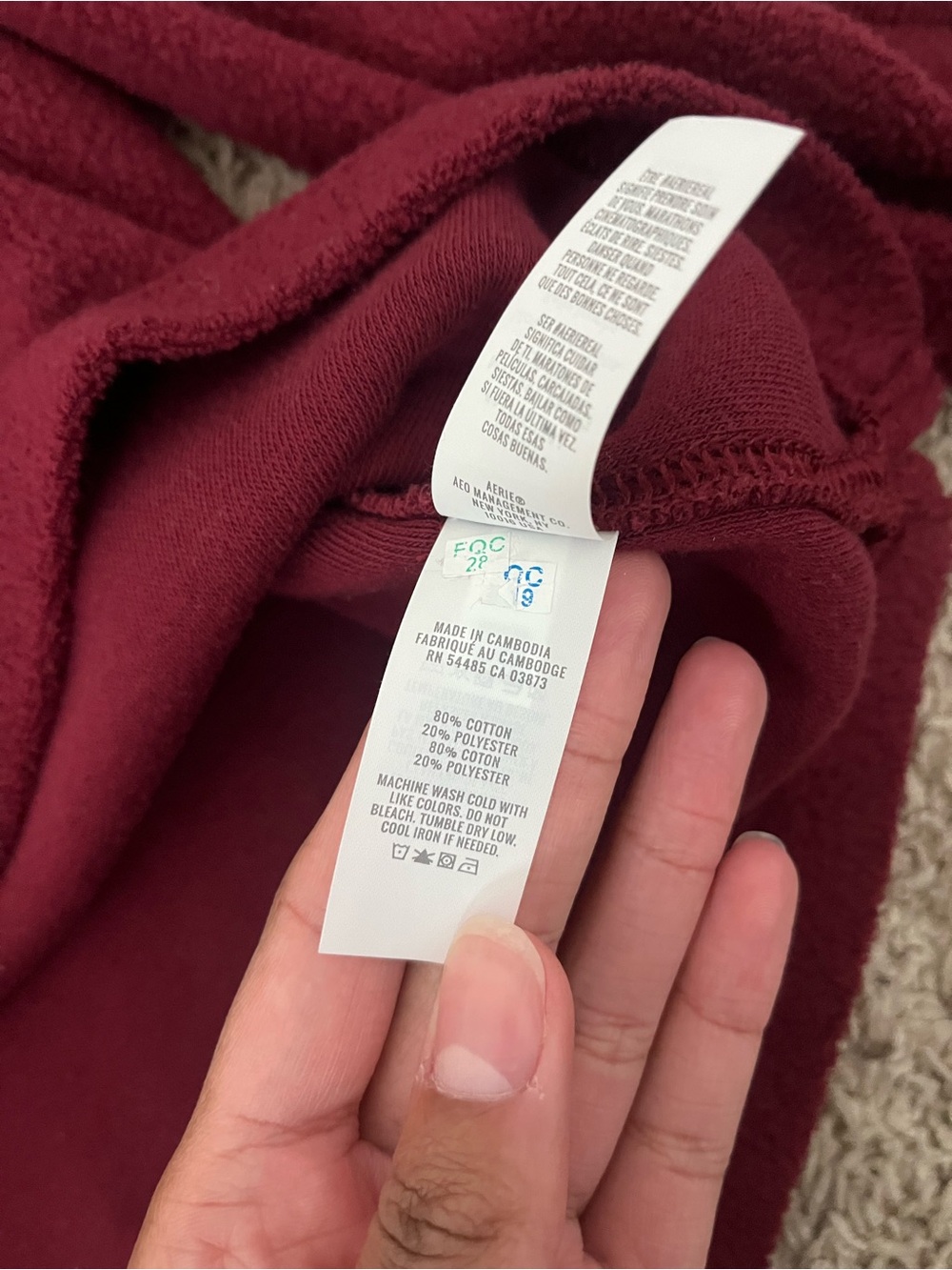Aerie Sherpa Henley sweatshirt - Picture 4 of 4